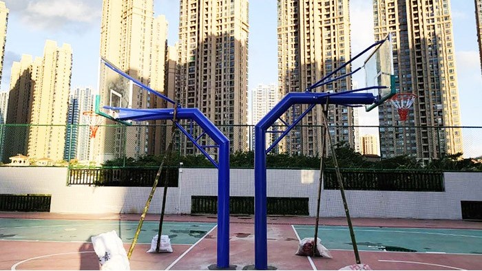 广州独柱篮球架价格