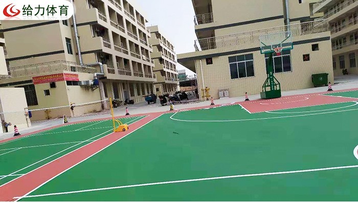彩色篮球场造价
