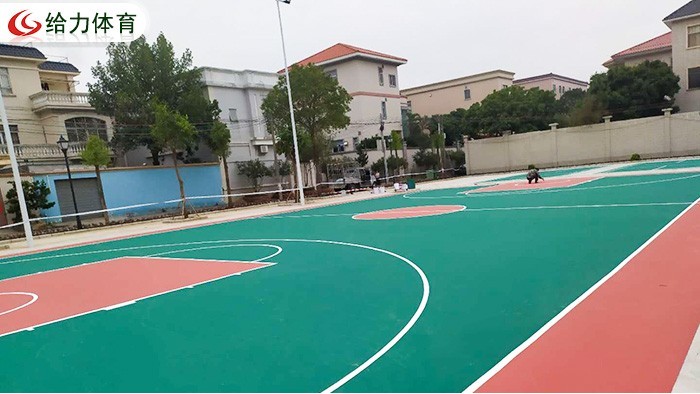 彩色篮球场造价